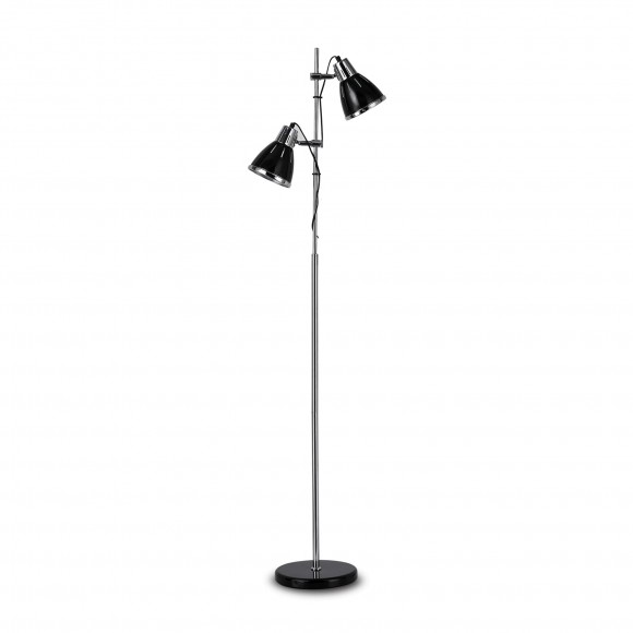Ideal Lux 001197 stojaca lampa Elvis 2x60W | E27 - čierna