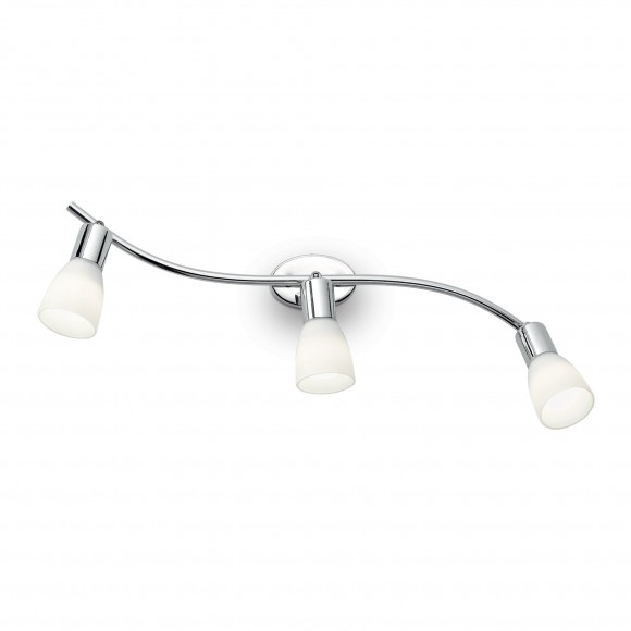 Ideal Lux 002774 prisadené stropné a nástenné svietidlo Snake 3x40W | E14 - chróm