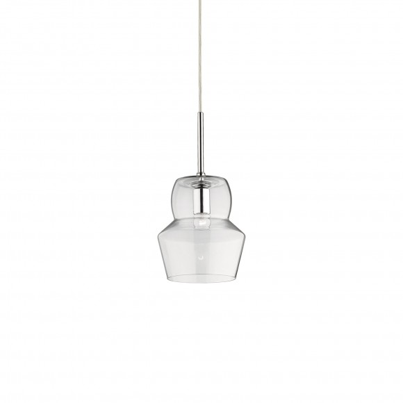 Ideal Lux 003108 závesné stropné svietidlo Zeno Small transparente 1x40W | E14 - číra