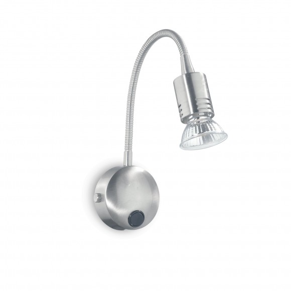 Ideal Lux 006161 nástenné svietidlo Flex Nickel 1x50W | GU10 - nikel