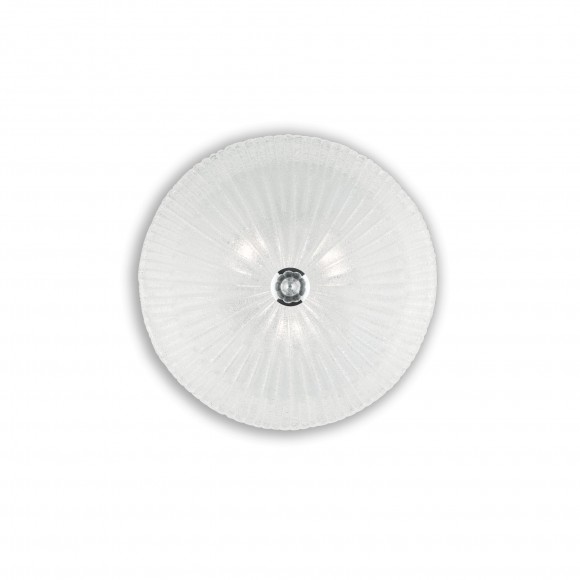 Ideal Lux 008608 prisadené stropné a nástenné svietidlo Shell 3x60W | E27 - biela