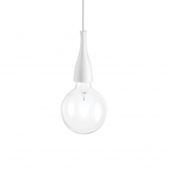 Ideal Lux 009360 závesné stropné svietidlo Minimal Bianco 1x70W | E27 - biele