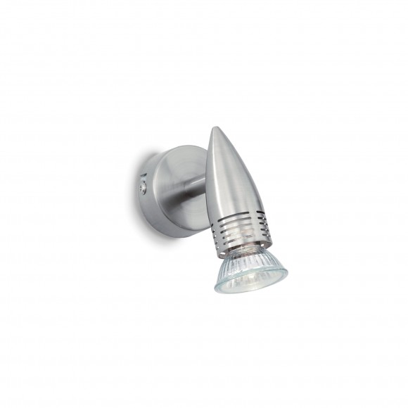 Ideal Lux 009377 nástenné svietidlo Alfa 1x50W | GU10 - nikel