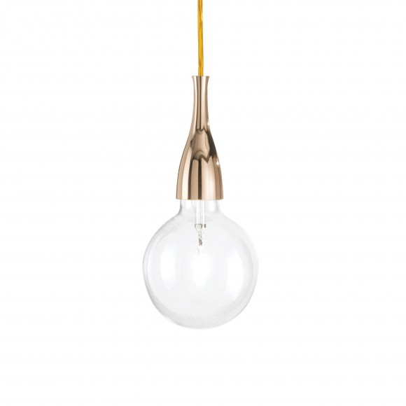 Ideal Lux 009391 závesné stropné svietidlo Minimal Oro 1x70W | E27 - zlaté