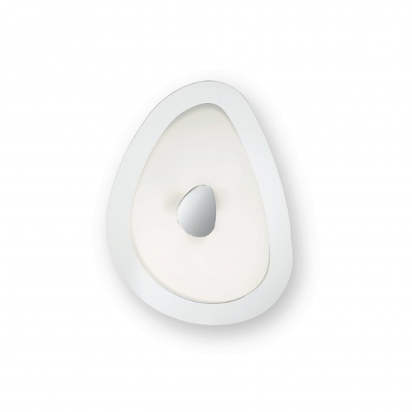 Ideal Lux 010861 prisadené stropné a nástenné svietidlo Geko 2x60W | E27 - biele