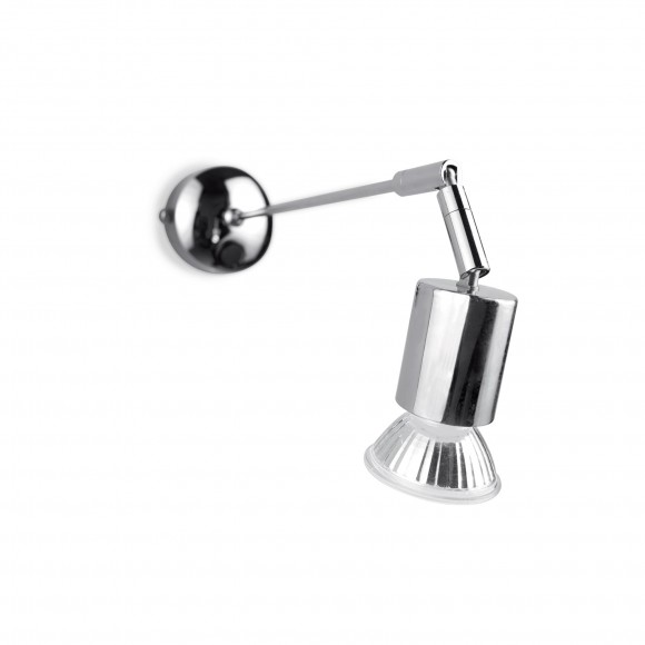 Ideal Lux 013206 nástenné bodové svietidlo Strale Cromo 1x50W | GU10 - chróm
