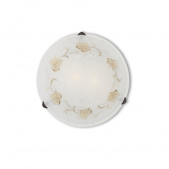  Ideal Lux 013800 prisadené stropné a nástenné svietidlo Foglia 2x60W | E27 - biela