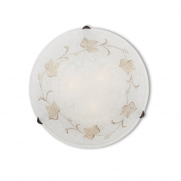 Ideal Lux 013817 prisadené stropné svietidlo Foglia 2x60W | E27 - biela