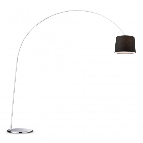 Ideal Lux 014371 stojaca lampa Dorsale Black 1x60W | E27 - čierna