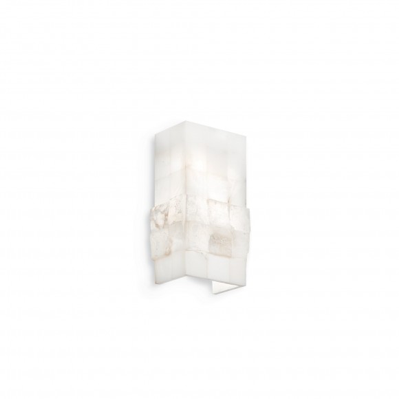 Ideal Lux 015125 nástenné svietidlo Stones 1x60W | E27 - alabaster