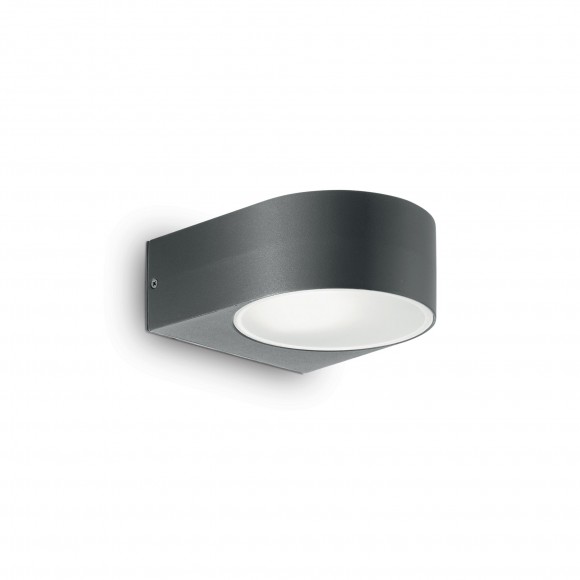 Ideal Lux 018515 vonkajšie nástenné svietidlo Iko 1x60W | E27 | IP44 - antracit
