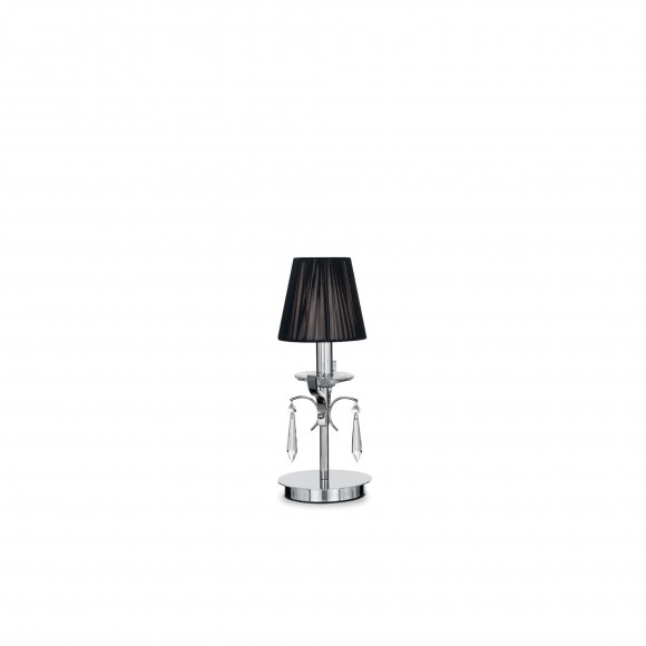 Ideal Lux 023182 stolná lampička Accademy Small 1x40W | E14 - čierna