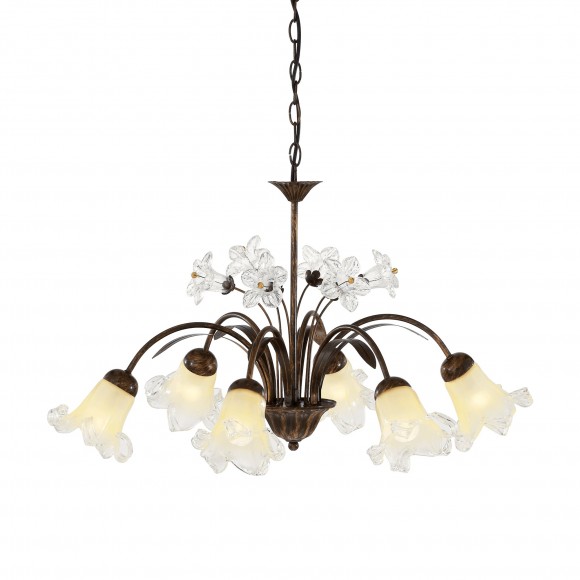 Ideal Lux 024486 závesné stropné svietidlo Tirol 6x40W | E14