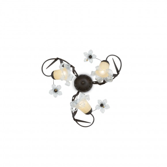 Ideal Lux 024509 prisadené stropné a nástenné bodové svietidlo Tirol 3x40W | E14