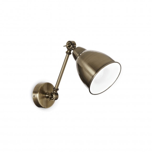Ideal Lux 027876 nástenné svietidlo Newton Brunito 1x60 | E27 - bronz