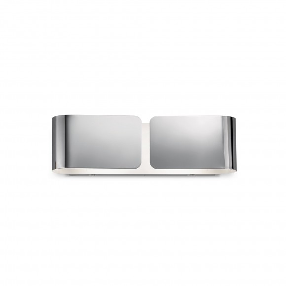 Ideal Lux 031361 nástenné svietidlo Clip Small Cromo 2x60W | E27 - chróm