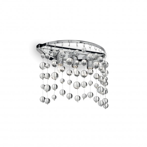 Ideal Lux 033938 nástenné svietidlo Neve Cromo 3x40W | G9 - chróm