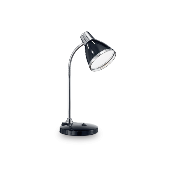 Ideal Lux 034393 stolná lampička Elvis Nero 1x60W | E27 - čierna