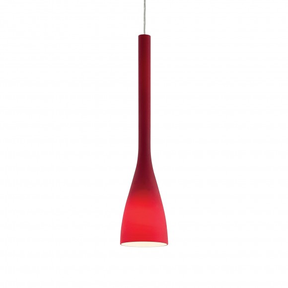 Ideal Lux 035673 závesné stropné svietidlo Flut Big Rosso 1x60W | E27 - červené
