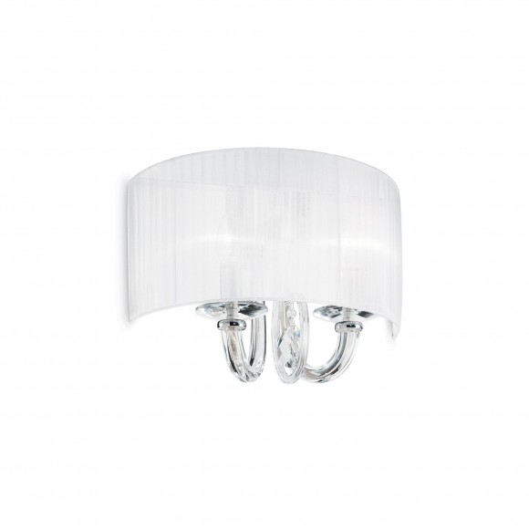 Ideal Lux 035864 nástenné svietidlo Swan 2x40W | E14 - biele