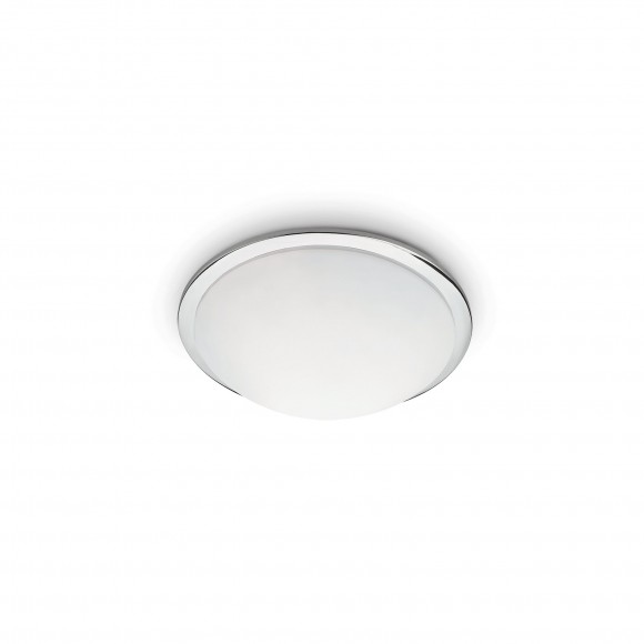 Ideal Lux 045726 prisadené stropné a nástenné svietidlo Ring 2x60W | E27 - biela