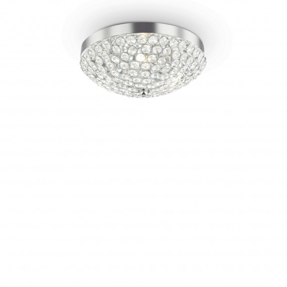 Ideal Lux 059143 prisadené stropné svietidlo Orion 5x40W | G9 - chróm, krištáľ