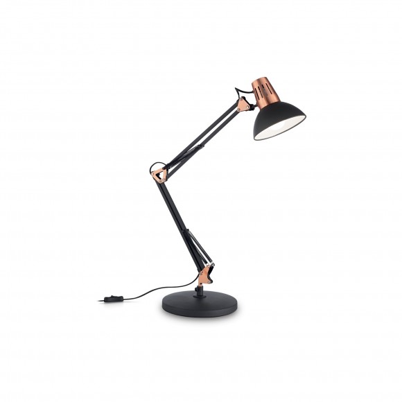 Ideal Lux 061191 stolná lampička Wally Nero 1x40W | E27 - čierna