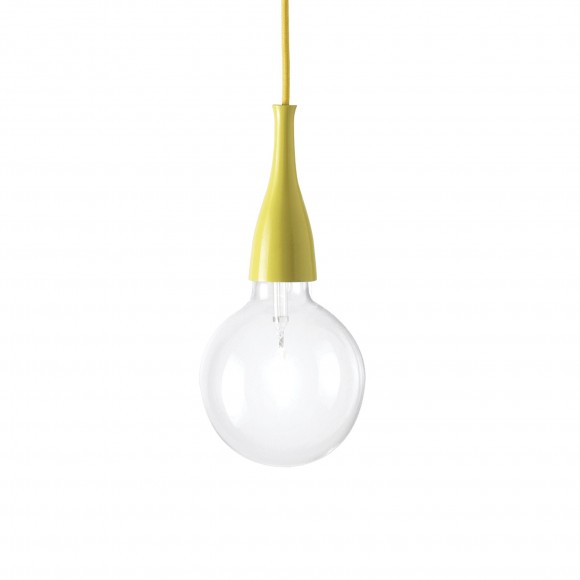 Ideal Lux 063621 závesné stropné svietidlo Minimal Giallo 1x70W | E27 - žlté