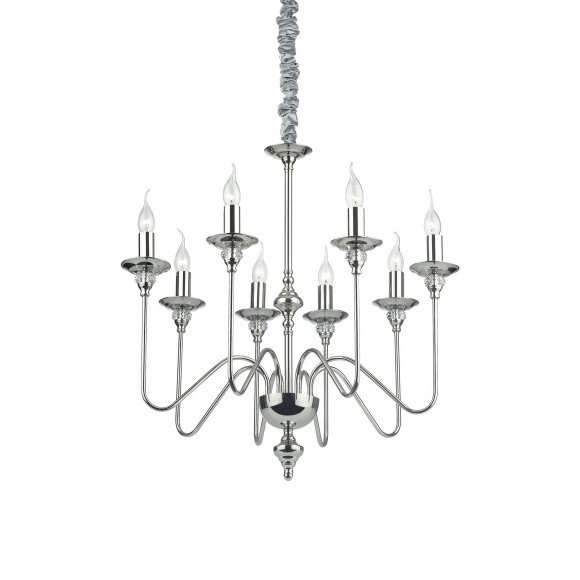 Ideal Lux 073156 závesné stropné svietidlo Artu 8x40W | E14