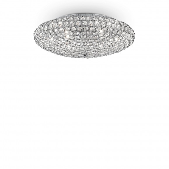 Ideal Lux 073255 prisadené stropné a nástenné svietidlo King 9x40W | G9 - chróm