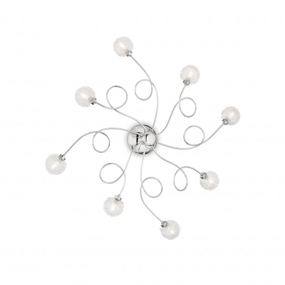 Ideal Lux 074665 prisadené stropné svietidlo Pon 8x40W | G9