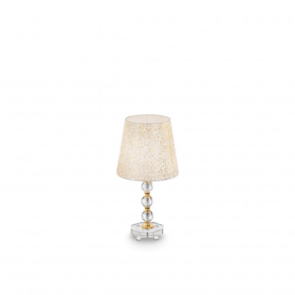 Ideal Lux 077741 stolná lampička Queen 1x60W | E27 - zlatá