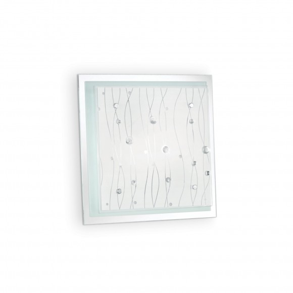 Ideal Lux 081434 prisadené stropné svietidlo Ocean Bianco 2x60W | E27 - číra