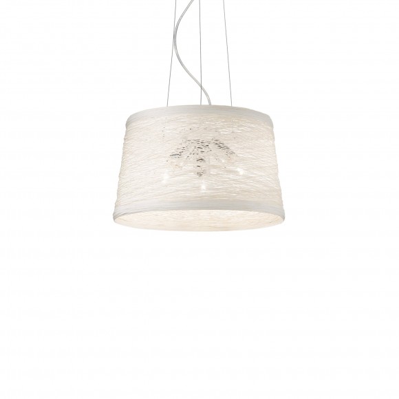Ideal Lux 082509 závesné stropné svietidlo Basket 3x60W | E27 - biele