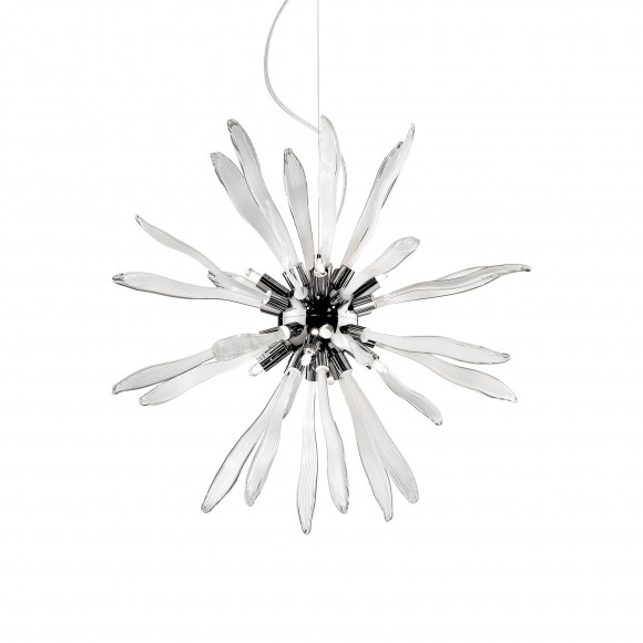 Ideal Lux 086576 závesné stropné svietidlo Corallo Bianco 8x40W | G9 - biele