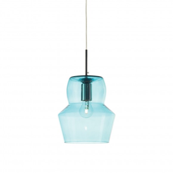Ideal Lux 088969 závesné stropné svietidlo Zeno Big 1x60W | E27 - azúrovej