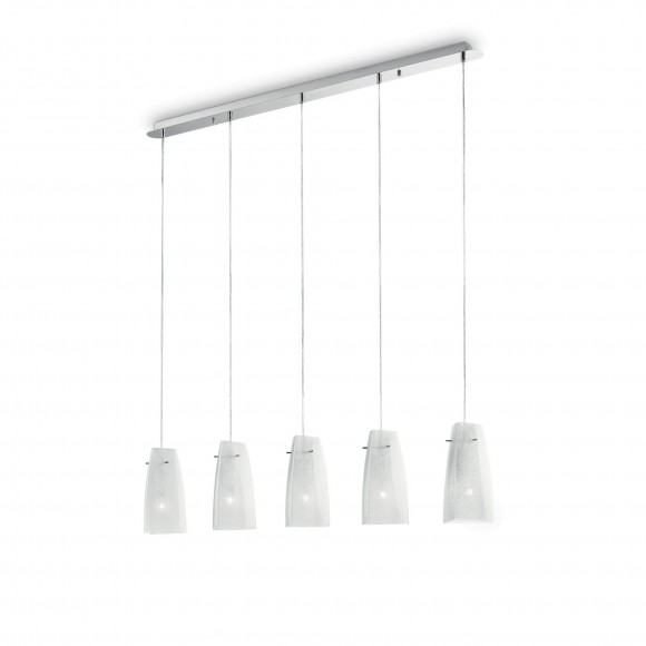 Ideal Lux 090764 závesné stropné svietidlo Sugar 5x60W | E27 - biele