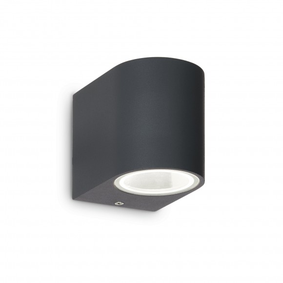 Ideal Lux 092157 vonkajšie nástenné svietidlo Astro Antracit 1x40W | G9 | IP44 - šedé