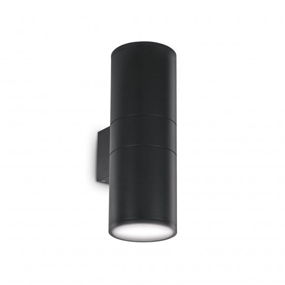 Ideal Lux 092317 vonkajšie nástenné svietidlo Gun 2x60W | E27 | IP54 - čierne