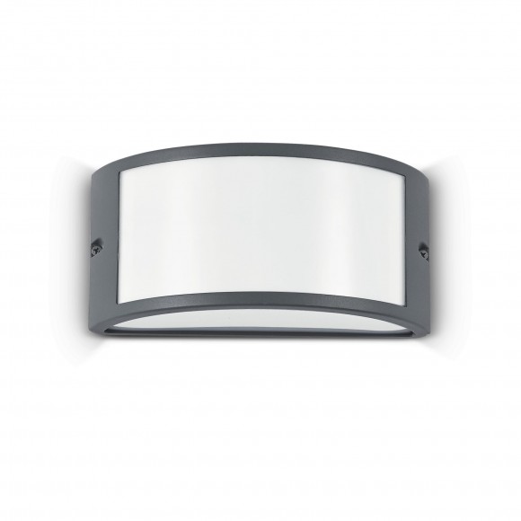 Ideal Lux 092409 vonkajšie nástenné svietidlo Rex 1x60W | E27 | IP44 - antracit