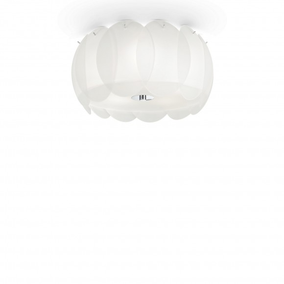 Ideal Lux 093963 prisadené stropné svietidlo Ovalino 5x60W | E27 - biele