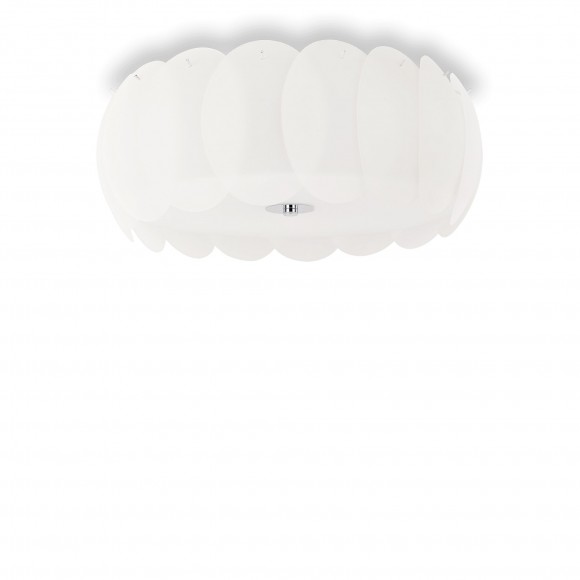 Ideal Lux 094014 prisadené stropné svietidlo Ovalino 8x60W | E27 - biele