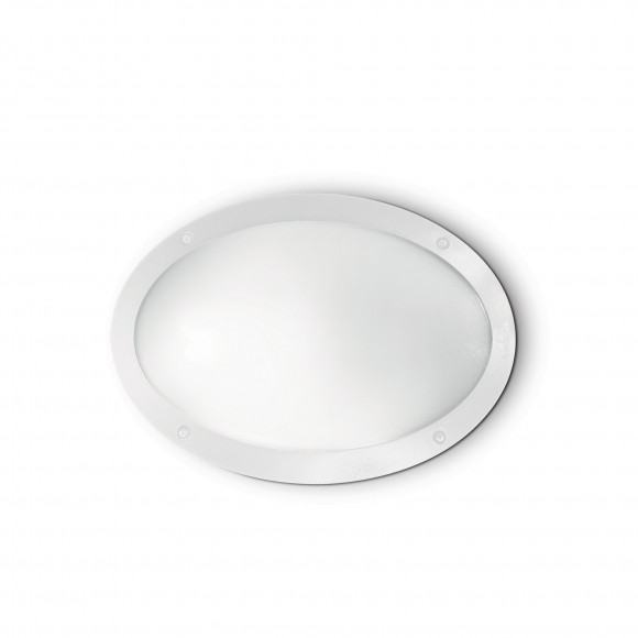 Ideal Lux 096711 vonkajšie nástenné svietidlo Maddy 1x23W | E27 | IP66 - biele
