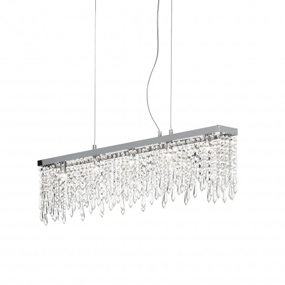 Ideal Lux 098722 závesné stropné svietidlo Giada transparente 5x40W | G9 - krištáľ