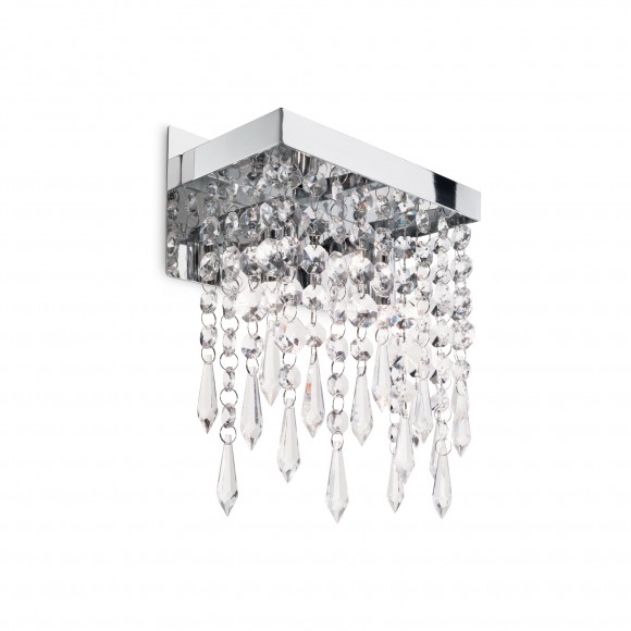 Ideal Lux 098784 nástenné svietidlo Giada transparente 5x40W | G9 - chróm