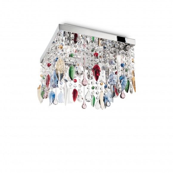 Ideal Lux 099200 prisadené stropné svietidlo Giada 4x40W | G9 - krištáľ