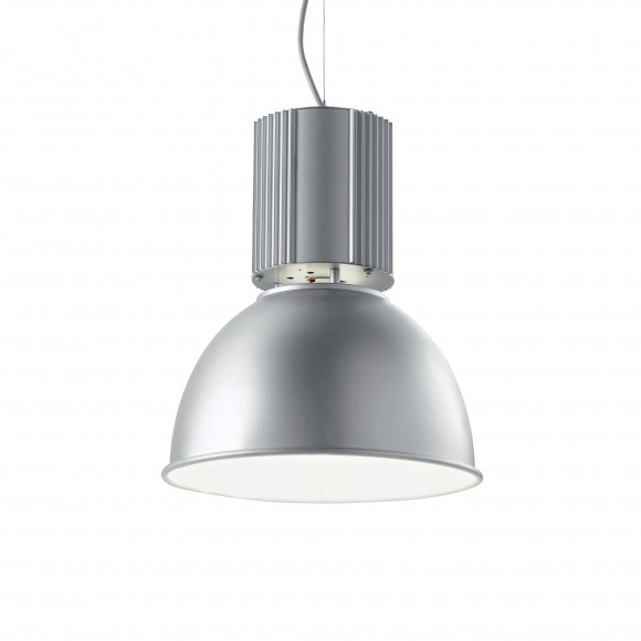 Ideal Lux 100326 závesné stropné svietidlo Hangar Alluminio 1x60W | E27 - hliník