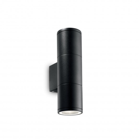 Ideal Lux 100395 vonkajšie nástenné svietidlo Gun 2x35W | GU10 | IP54 - čierne