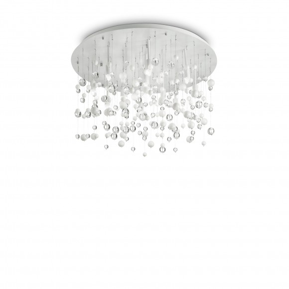 Ideal Lux 101187 prisadené stropné svietidlo Neve Bianco 12x40W | G9 - biela
