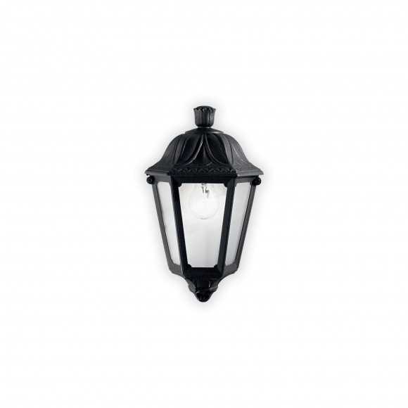 Ideal Lux 101552 vonkajšia nástenná lampa Anna 1x60W | E27 - čierna
